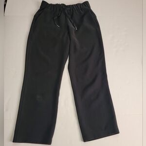 Lululemon On The Fly Crop Pants Sz 2  High Rise Woven 23" Pockets Black